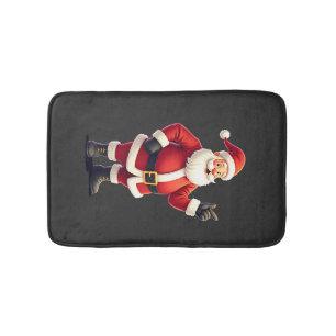 Christmas Shirts for Boys Kids Dabbing Santa Xmas Bath Mat