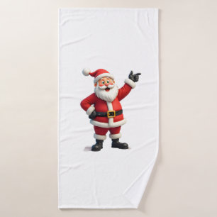 Christmas Shirts for Boys Kids Dabbing Santa Xmas Bath Towel