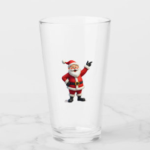 Christmas Shirts for Boys Kids Dabbing Santa Xmas Glass