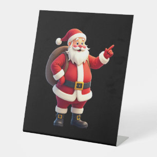 Christmas Shirts for Boys Kids Dabbing Santa Xmas Pedestal Sign