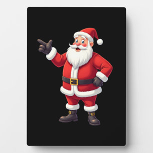 Christmas Shirts for Boys Kids Dabbing Santa Xmas Plaque
