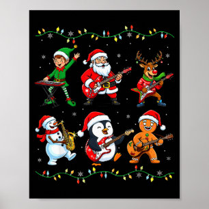 Christmas Shirts For Women Men Funny Xmas Santa Mu Poster