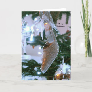 Christmas Shoe Greetings Card