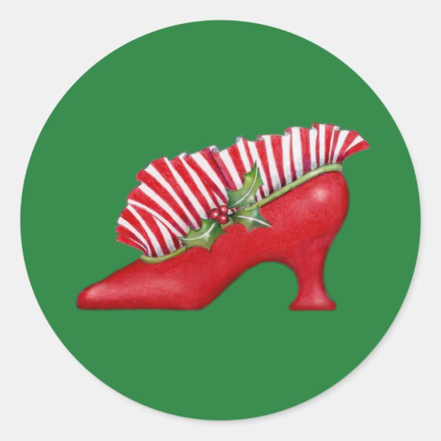 Christmas Shoe Sticker (Front)