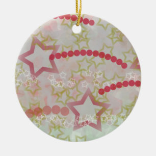 Christmas Shooting star onament Ceramic Ornament