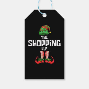 Christmas Shopping Elf Gift Tags