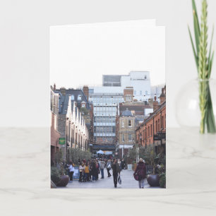 Christmas Shopping on Pavilion Road London UK Card