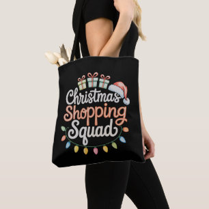 Christmas Shopping Squad Xmas Matching Family Tote Bag