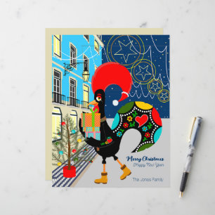 Christmas shopping with the Portuguese Rooster