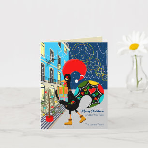 Christmas shopping with the Portuguese Rooster Card