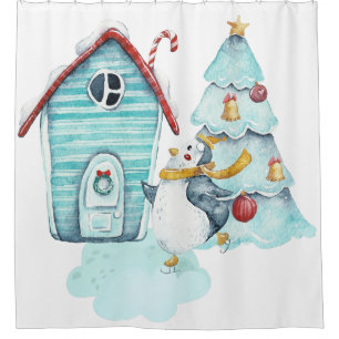 Christmas Shower Curtain