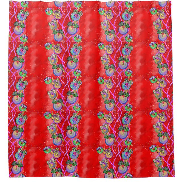 CHRISTMAS     SHOWER CURTAIN (Front)