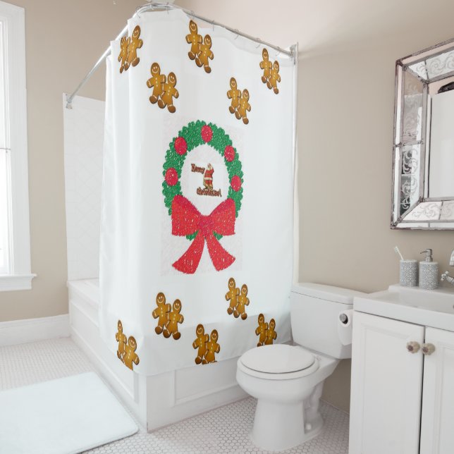 Christmas shower curtain (In Situ)