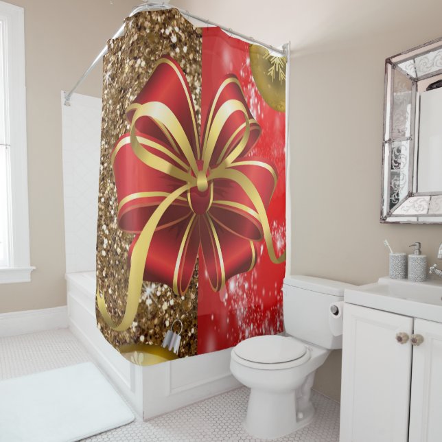 Christmas Shower Curtain (In Situ)