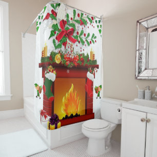 Christmas Shower Curtain