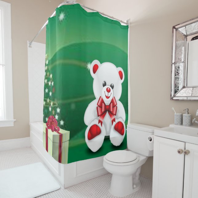 Christmas Shower Curtain (In Situ)