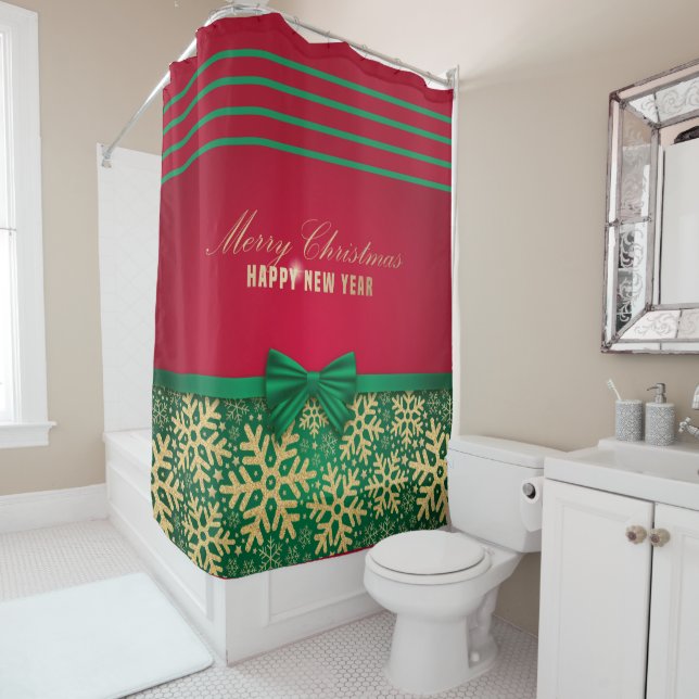 Christmas Shower Curtain (In Situ)