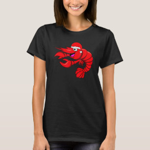 Christmas Shrimp Santa hat Xmas Pajama For Boys K T-Shirt