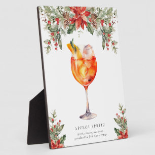 Christmas Signature Drink Sign Plaque