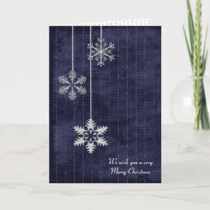 Christmas silver holiday snowflakes