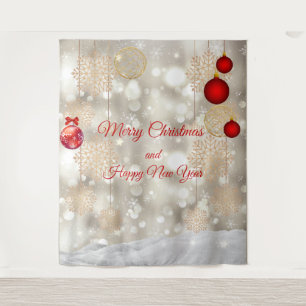 Christmas Simple Backdrop  Tapestry