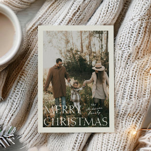 Christmas Simplicity Photo Holiday Card