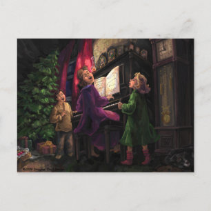 Christmas Sing Along Holiday Postcard