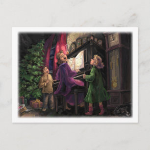 Christmas Sing Along Holiday Postcard