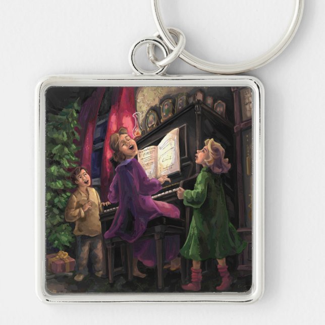 Christmas Sing Along Key Ring (Front)
