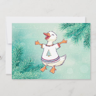 Christmas Singer Fun Funny Holiday Card