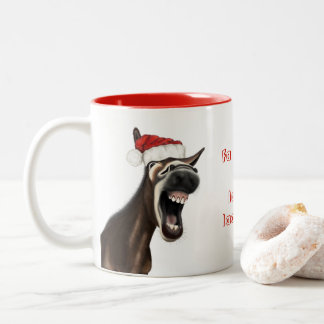 Christmas Singing Donkey Mug