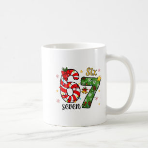 Christmas Six Seven Funny Trendy 6 7 Viral Meme Coffee Mug
