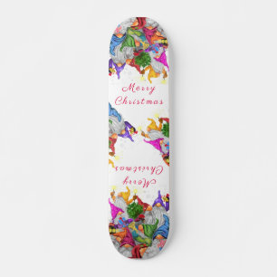 Christmas Skateboard Gift Gnomes