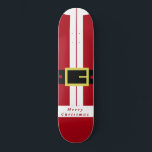 Christmas Skateboard Santa Gift<br><div class="desc">Merry Christmas - Santa MIGNED Design</div>