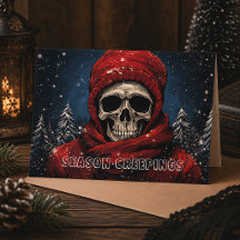 Christmas Skeleton Gothic