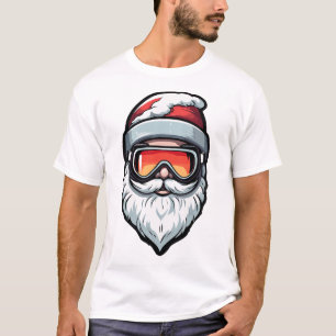 Christmas Ski Lover Xmas Skiing Happy Holidays San T-Shirt