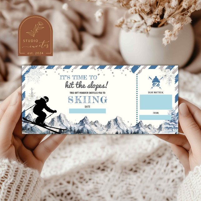 Christmas Skiing Holiday Gift Voucher (Creator Uploaded)