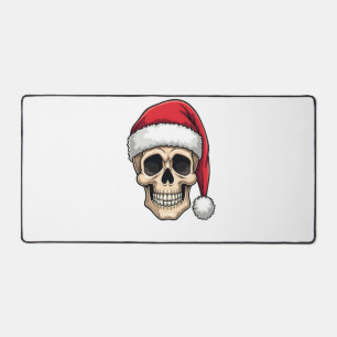 Christmas Skull Funny Santa XMES Men Women T-Shirt Desk Mat
