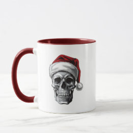 Christmas Skull Mug