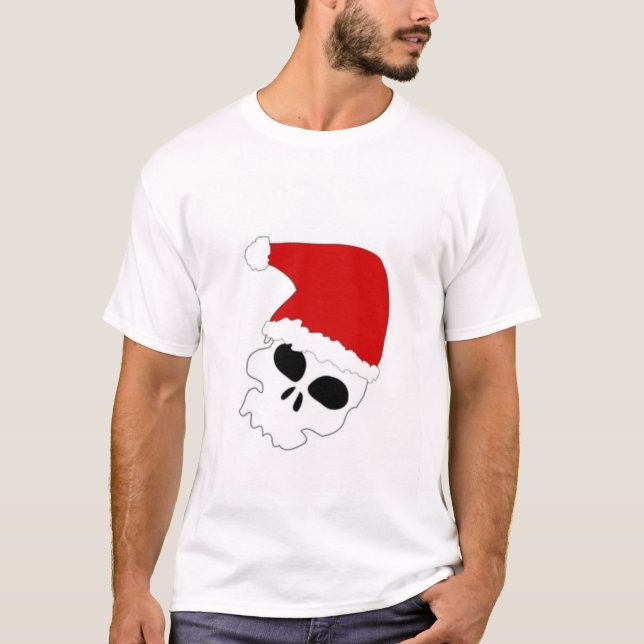 Christmas Skull T-Shirt (Front)