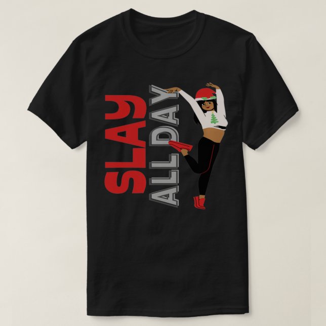 Christmas Slay All Day Pullover  (Design Front)