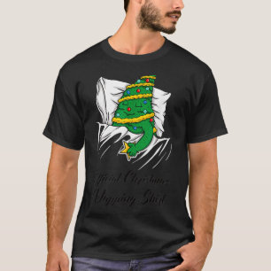 Christmas Sleeping Christmas Tree Official Christm T-Shirt