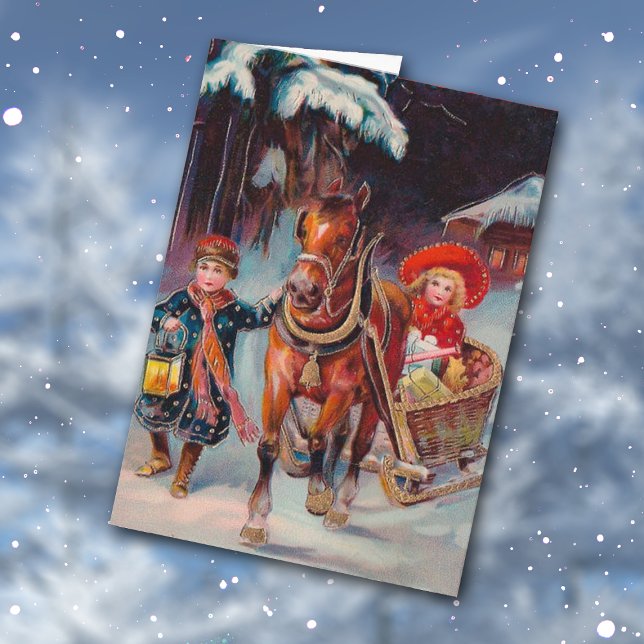 Christmas Sleigh Card (Creator Uploaded)