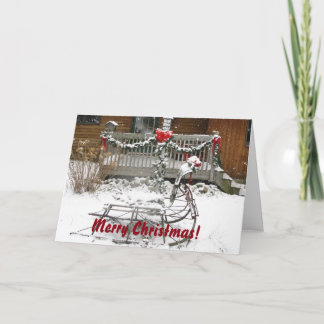 Christmas Sleigh Note Card