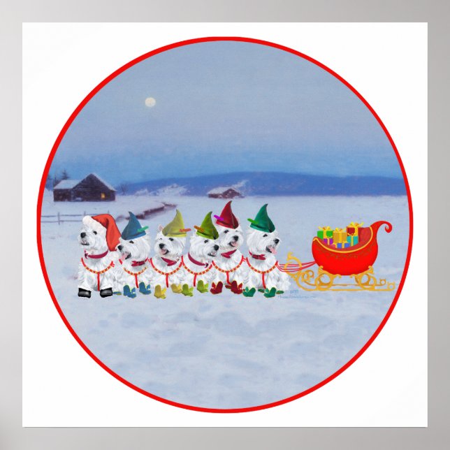 Christmas Sleigh Poster (Front)