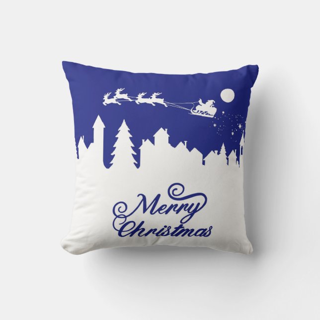 Christmas Sleigh Ride Cushion (Front)
