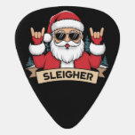 Christmas Sleigher Santa Rock Xmas Rocker  Guitar Pick<br><div class="desc">Christmas Sleigher Santa Rock Xmas Rocker</div>
