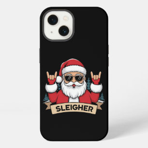 Christmas Sleigher Santa Rock Xmas Rocker iPhone 13 Case