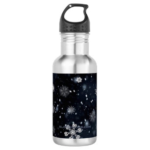 Christmas SlipperyJoe falling various shapes sizes 532 Ml Water Bottle