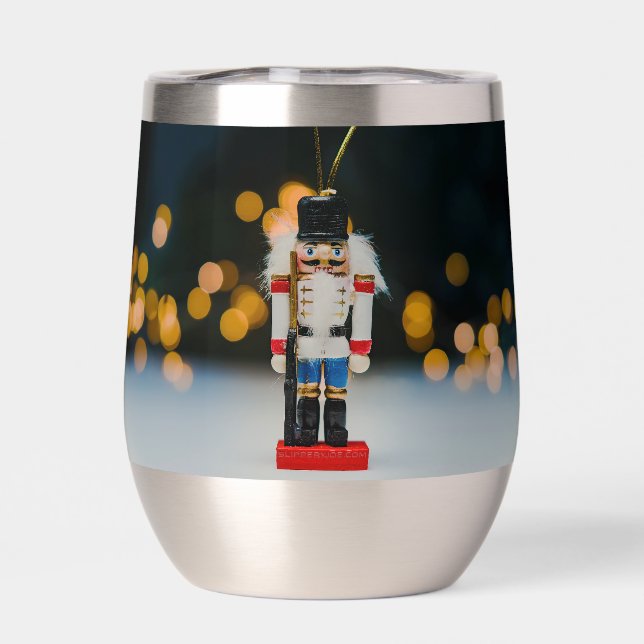 Christmas SlipperyJoe nutcracker figurine ornament (Back)